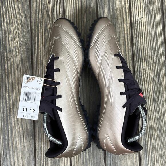 adidas Predator Club TF Soccer Futbol Cleats Boots Turf Metallic M11 W12 IF6398 - Picture 7 of 9